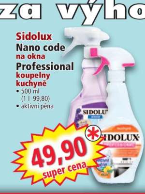 Sidolux Nano code na okna Professional koupelny kuchyně