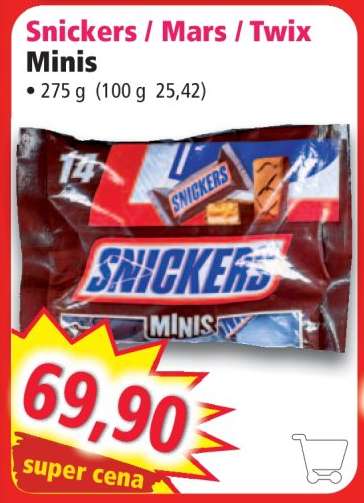 Snickers / Mars / Twix Minis