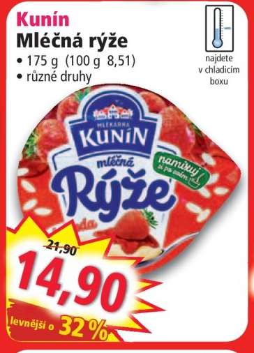 Kunín mléčná rýže