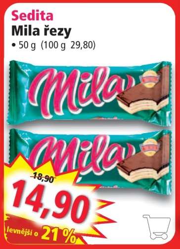 Sedita Mila řezy,