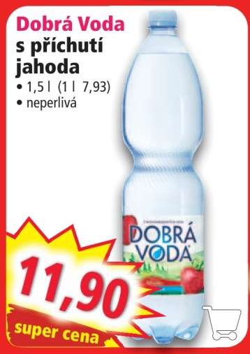 Dobrá Voda s příchutí jahoda