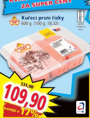 Kuřecí prsní řízky
