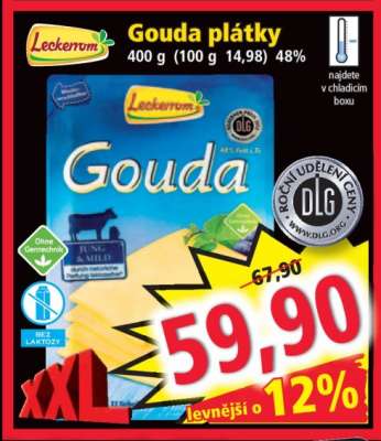 Gouda plátky