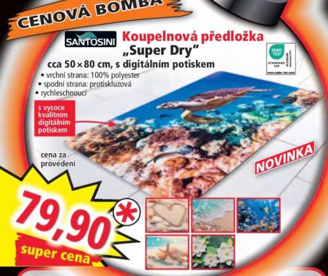 Koupelnová předložka "Super Dry"