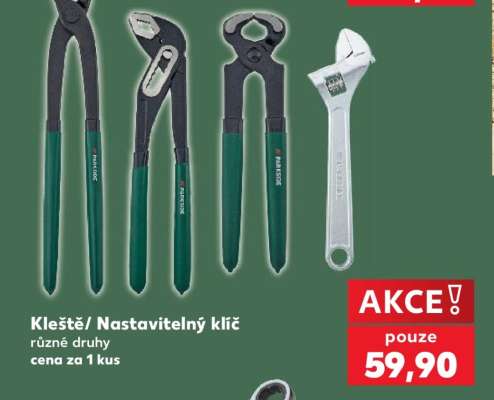 Kleště/Nastavitelný klíč