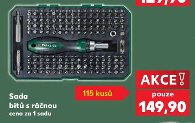 Sada bitů s ráčnou