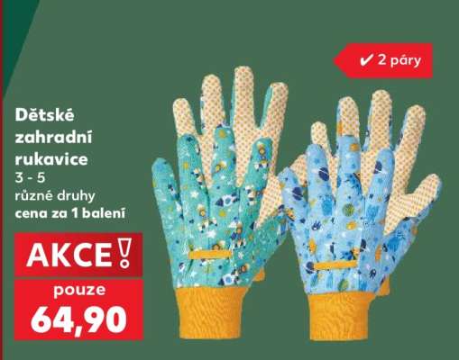 Dětské zahradní rukavice