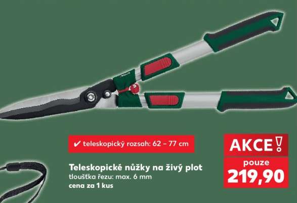 Teleskopické nůžky na živý plot