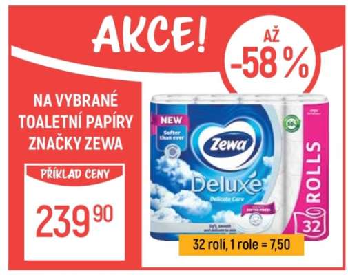 Zewa Deluxe Toaletní papír