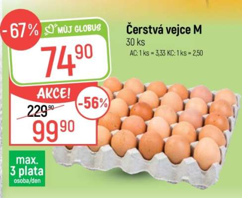 Čerstvá vejce M