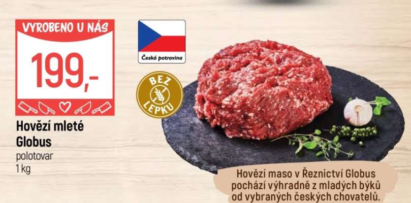 Hovězí mleté Globus