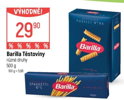 Barilla těstoviny