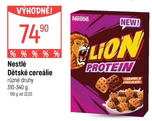 Nestlé Dětské cereálie