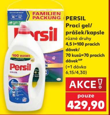 PERSIL Prací gel/prášek/ kapsle