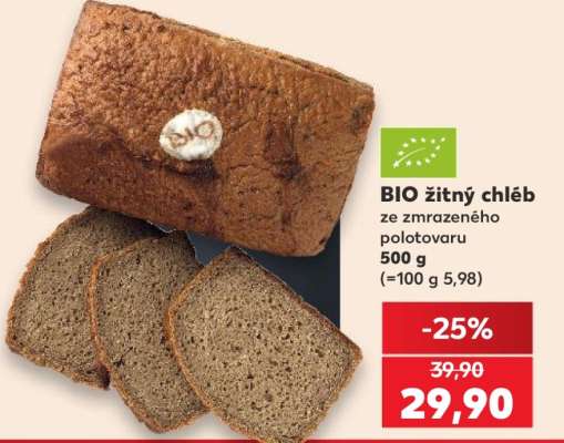 BIO žitný chléb