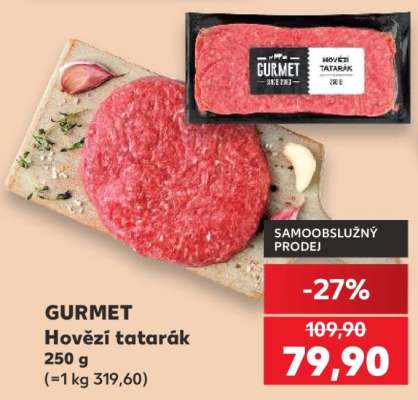 GURMET Hovězí tatarák