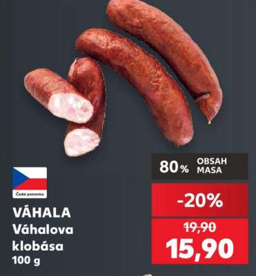 VÁHALA Váhalova klobása 100 g