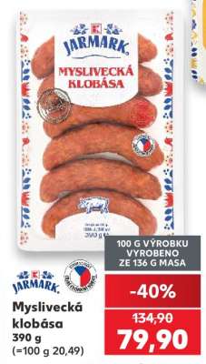 Myslivecká klobása