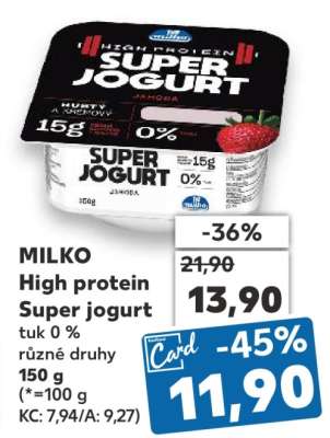 MILKO High protein Super jogurt