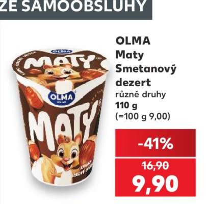 Olma Maty smetanový dezert