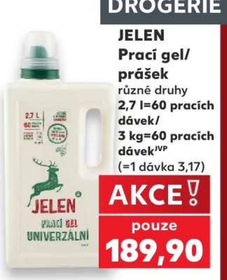 JELEN Prací gel/prášek
