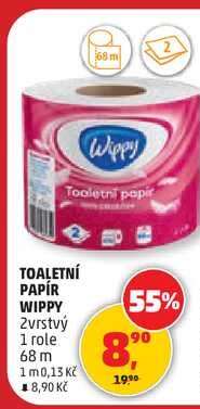 TOALETNÍ PAPÍR WIPPY*