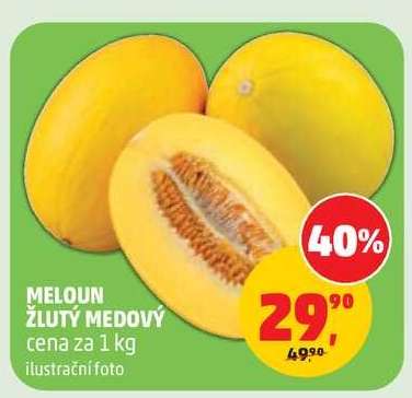 Meloun žlutý medový