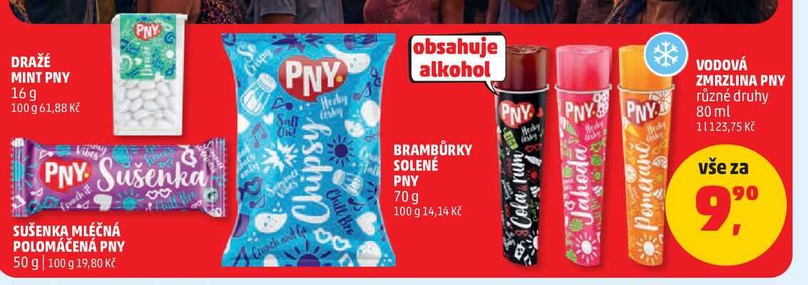 Vodová zmrzlina PNY