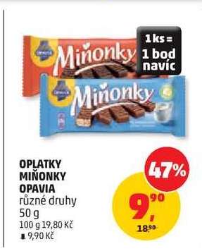 OPLATKY MIŇONKY OPAVIA