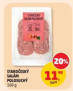 Staročeský salám polosuchý