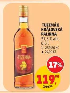 TUZEMÁK KRÁLOVSKÁ PALÍRNA