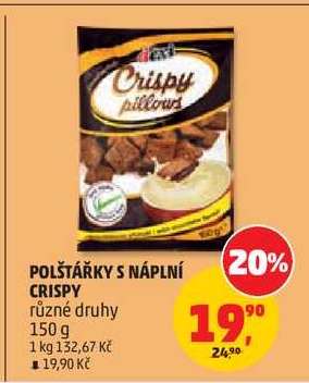 POLŠTÁŘKY S NÁPLNÍ CRISPY