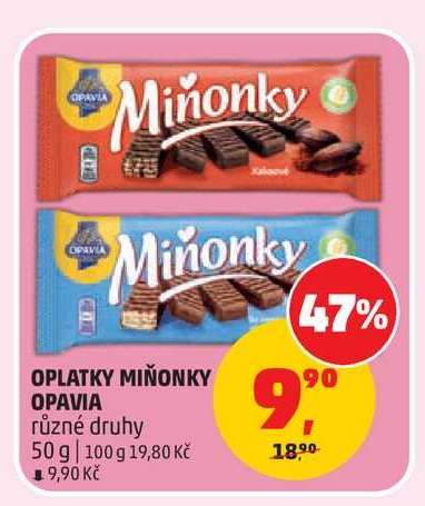 OPLATKY MIŇONKY OPAVIA