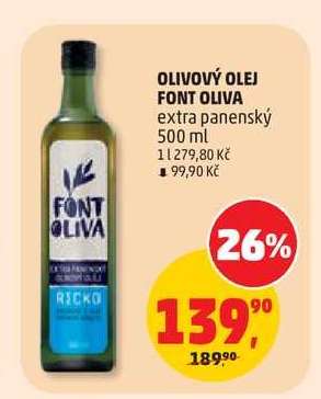OLIVOVÝ OLEJ FONT OLIVA