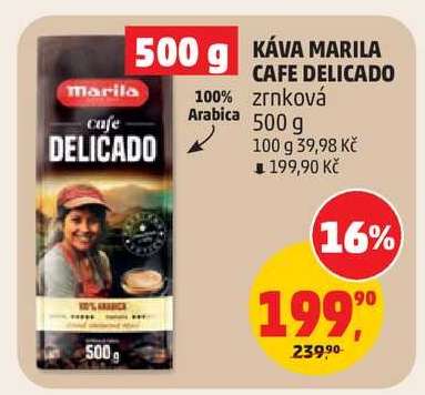 KÁVA MARILA CAFE DELICADO
