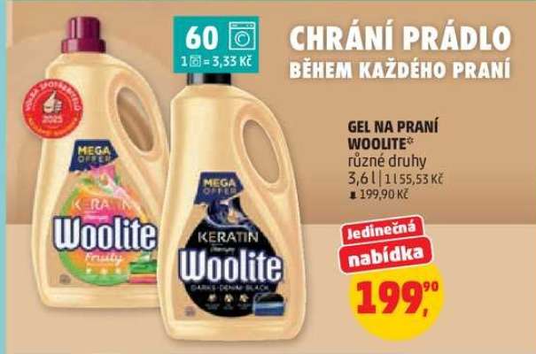 GEL NA PRANÍ WOOLITE*