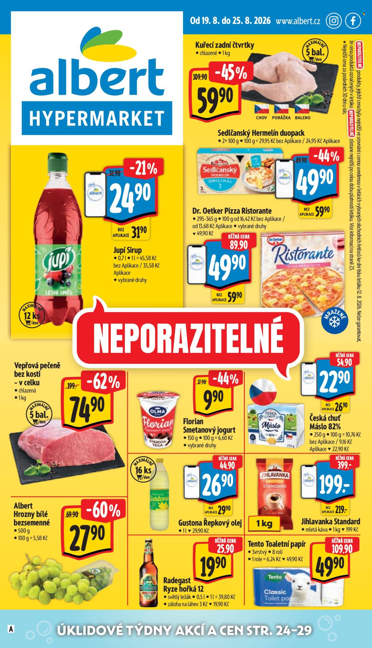 Leták Albert Hypermarket - 19.8.2026 - 25.8.2026. Strana 1
