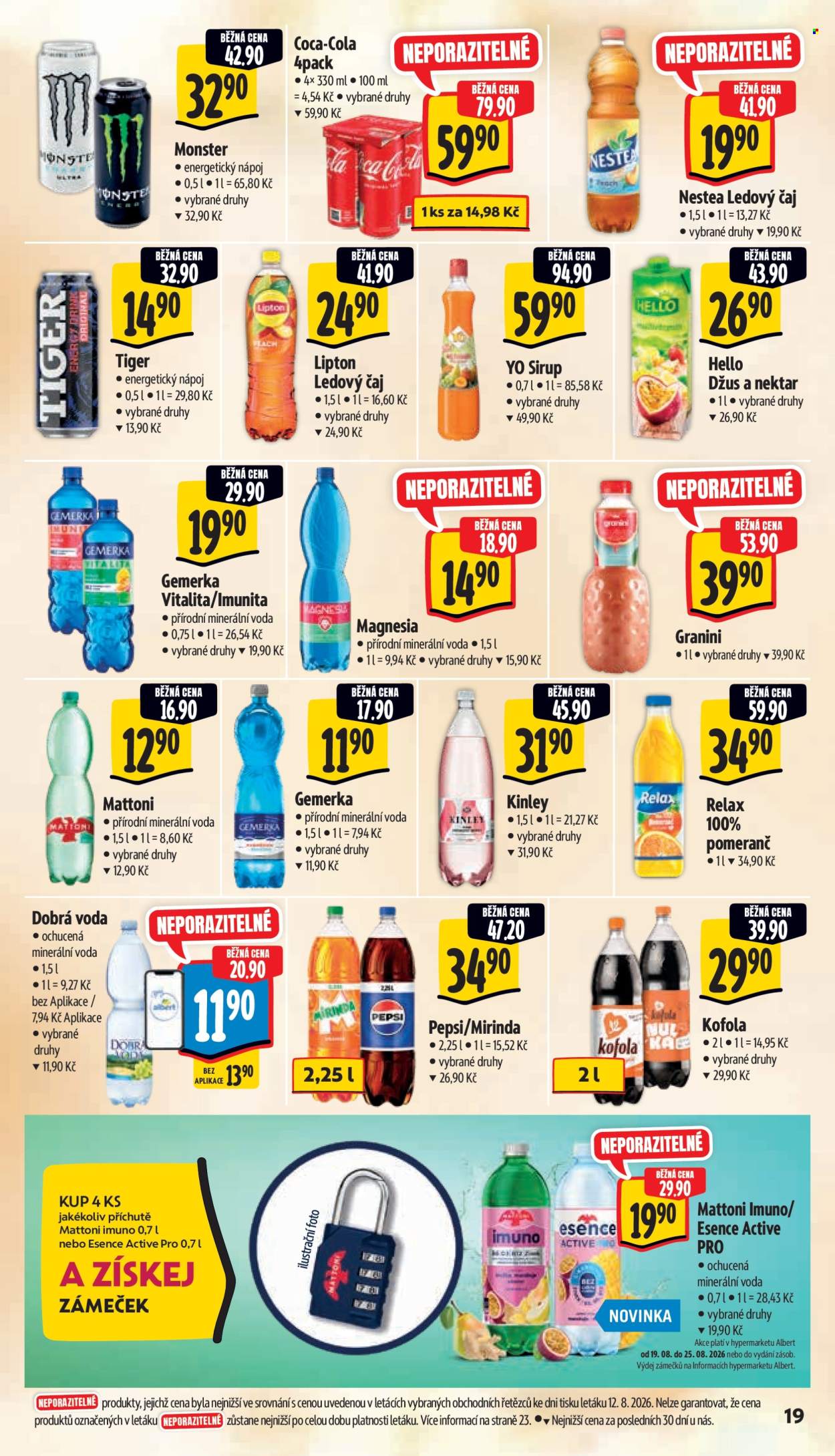 Leták Albert Hypermarket - 19.8.2026 - 25.8.2026. Strana 29