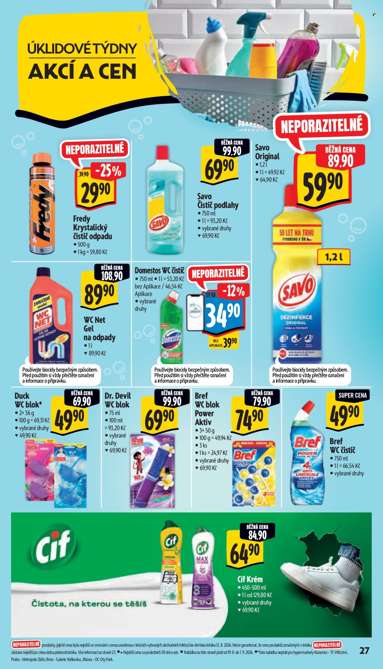 Leták Albert Hypermarket - 19.8.2026 - 25.8.2026. Strana 37