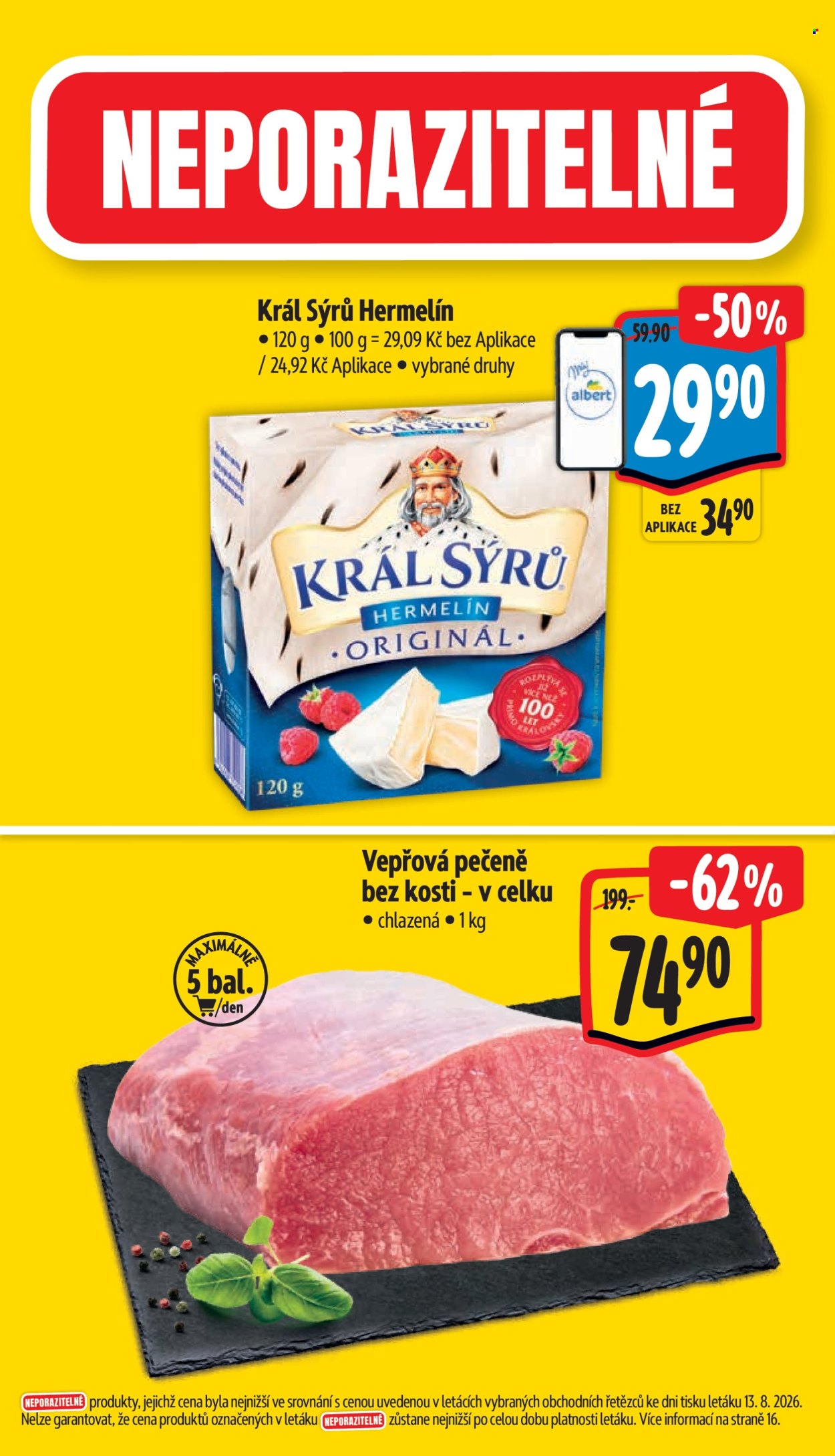 Leták Albert Supermarket - 19.8.2026 - 25.8.2026. Strana 2