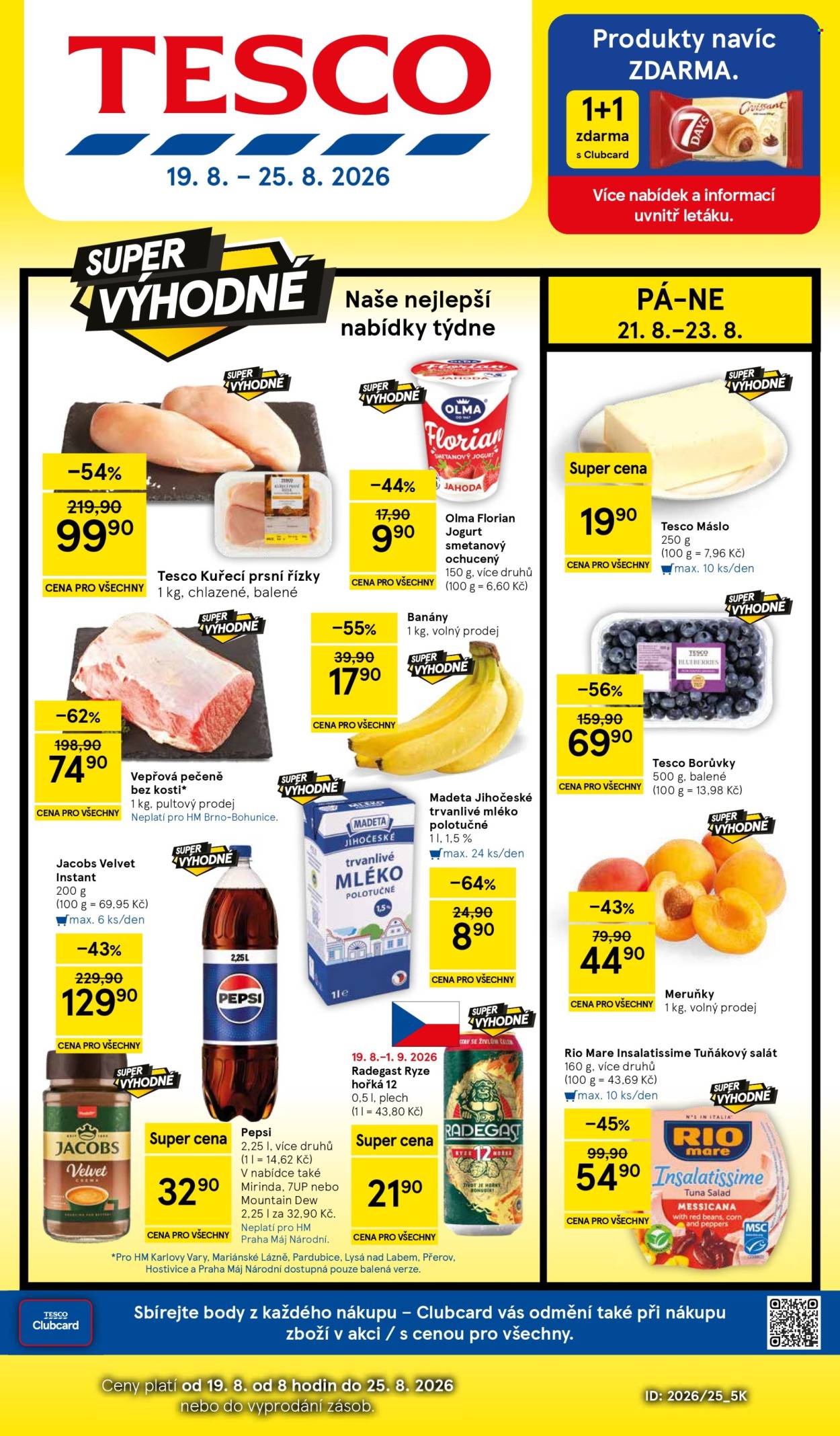 Leták TESCO - 19.8.2026 - 25.8.2026. Strana 1