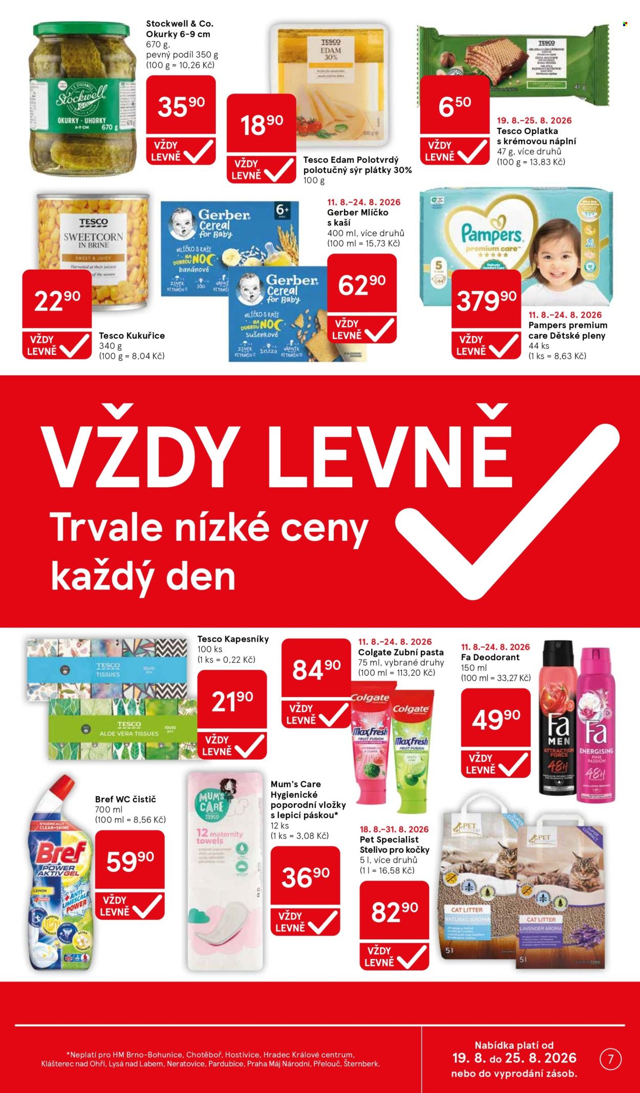 Leták TESCO - 19.8.2026 - 25.8.2026. Strana 7