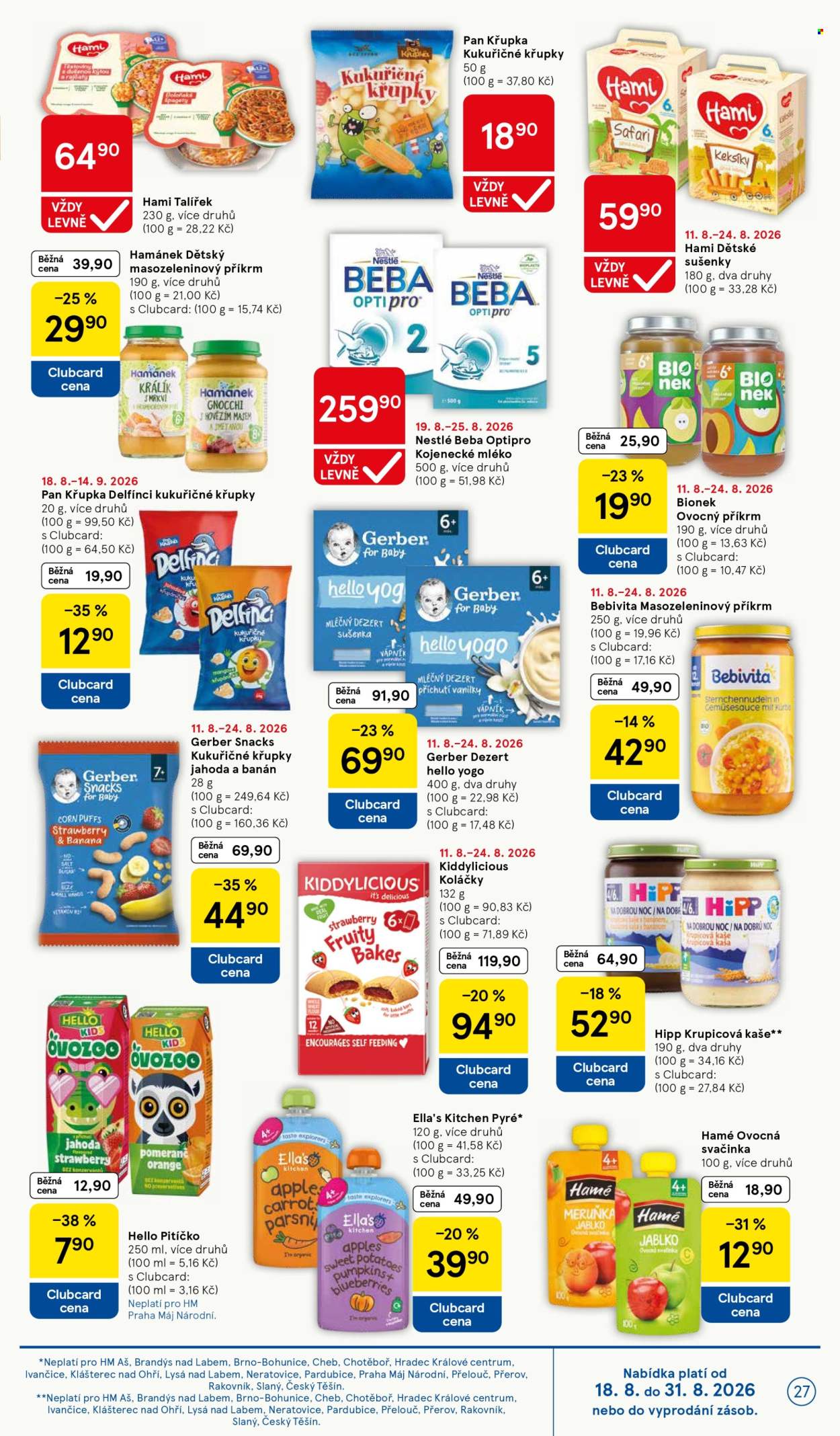 Leták TESCO - 19.8.2026 - 25.8.2026. Strana 27
