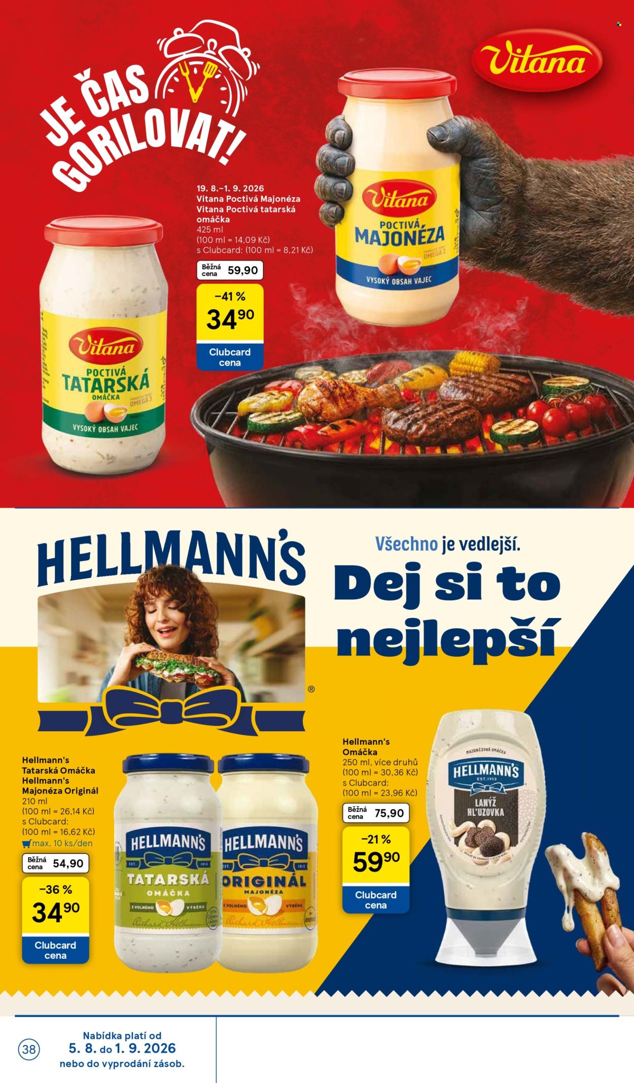 Leták TESCO - 19.8.2026 - 25.8.2026. Strana 38