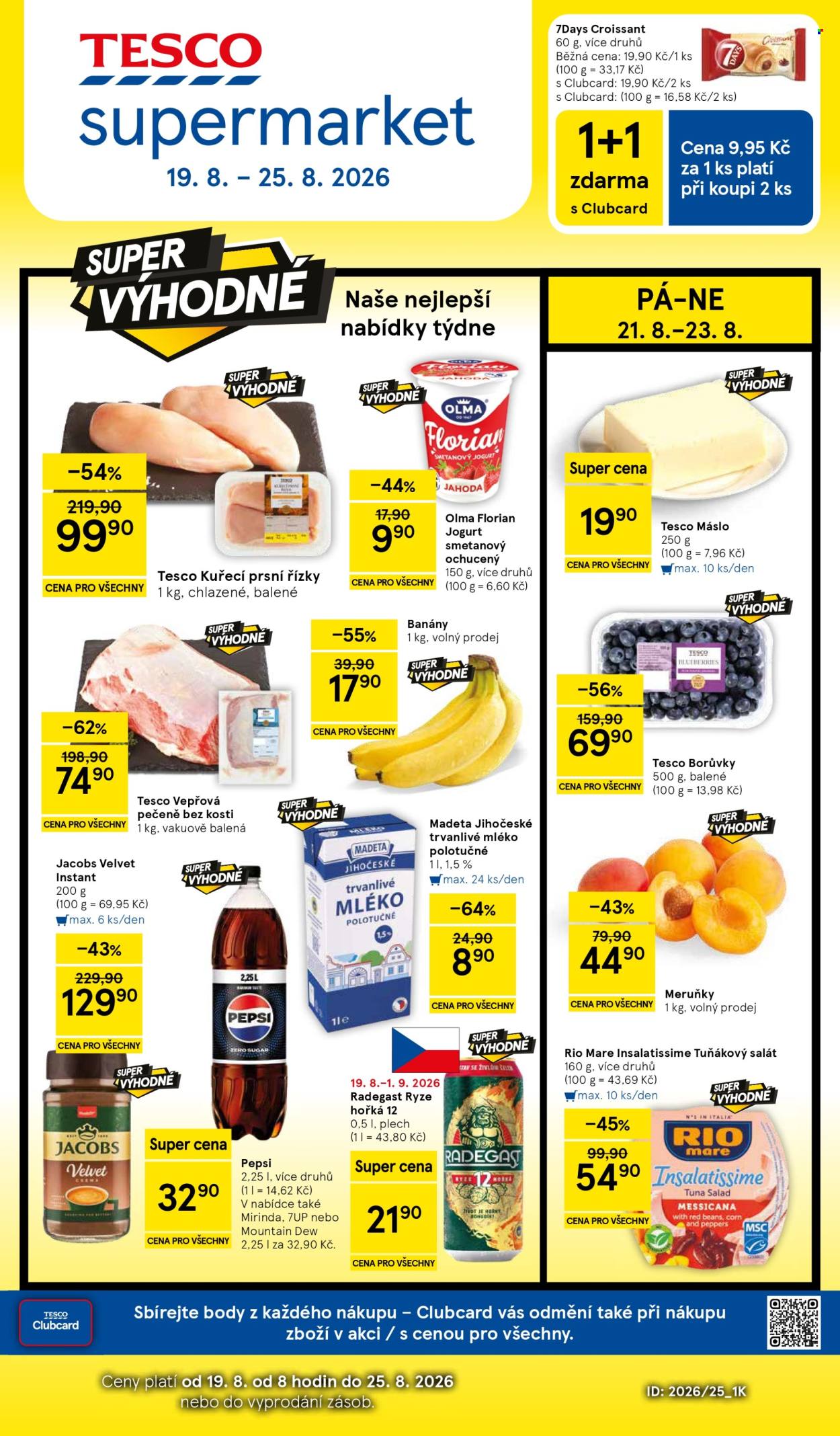 Leták TESCO supermarket - 19.8.2026 - 25.8.2026. Strana 1