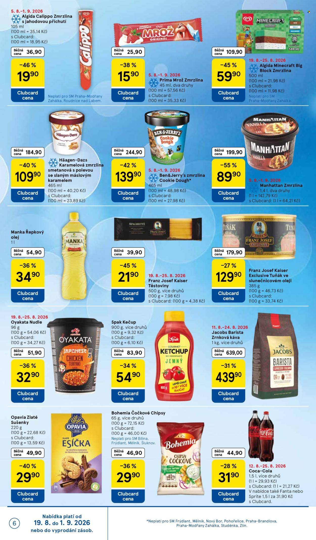 Leták TESCO supermarket - 19.8.2026 - 25.8.2026. Strana 6