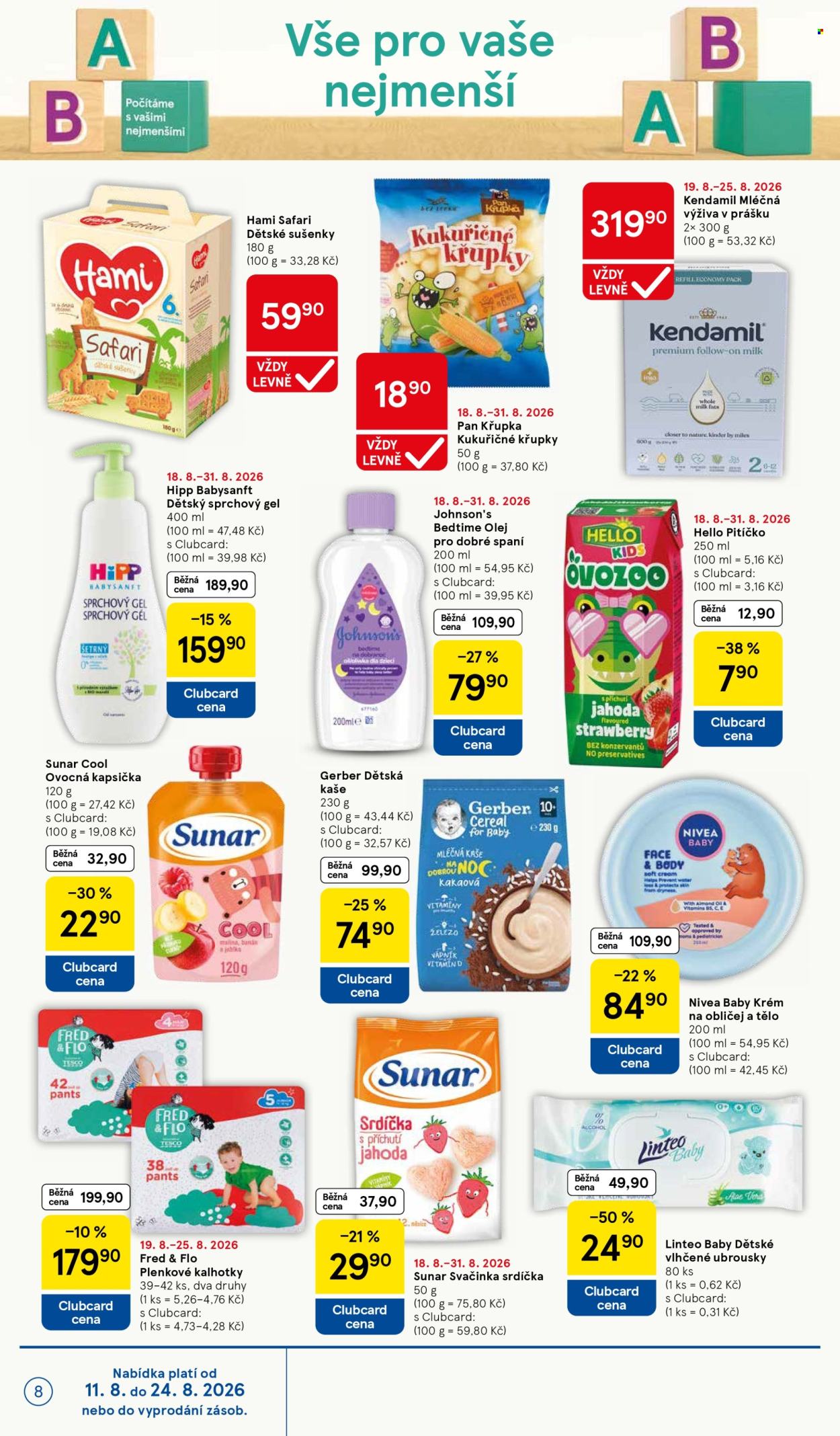 Leták TESCO supermarket - 19.8.2026 - 25.8.2026. Strana 8