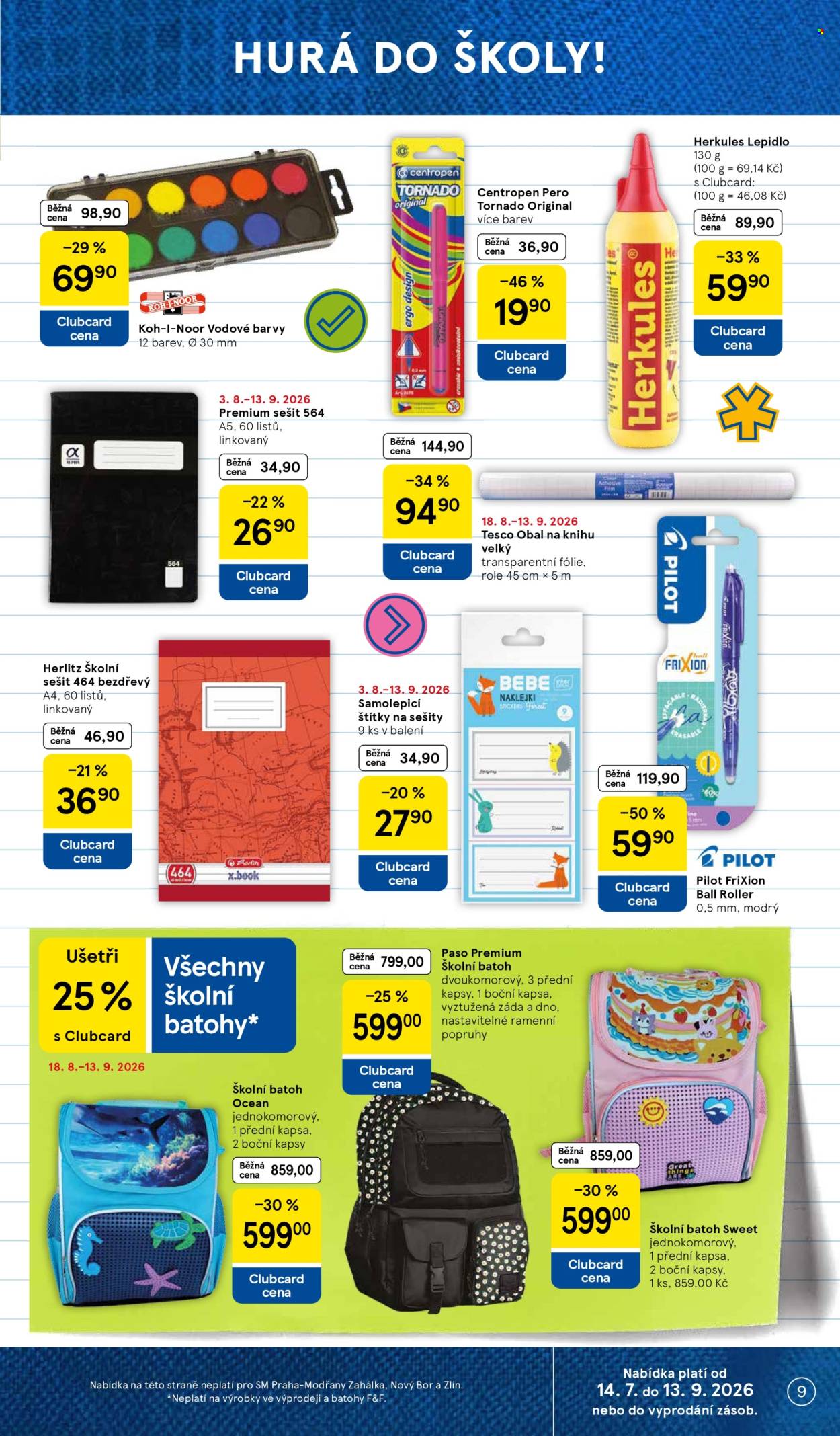 Leták TESCO supermarket - 19.8.2026 - 25.8.2026. Strana 9