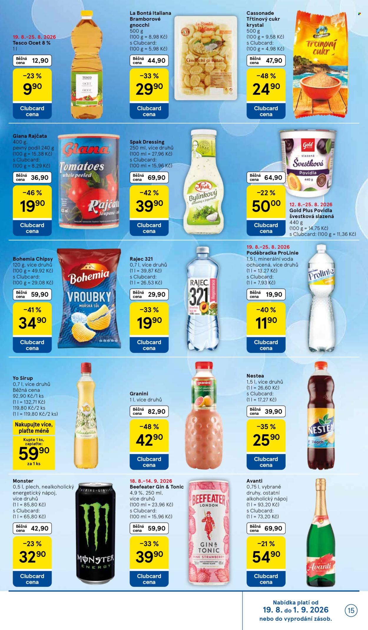Leták TESCO supermarket - 19.8.2026 - 25.8.2026. Strana 15
