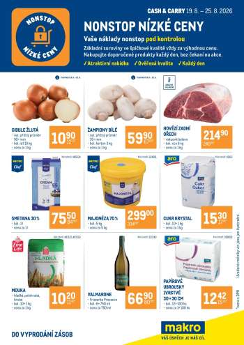 Leták MAKRO - 19.8.2026 - 25.8.2026.